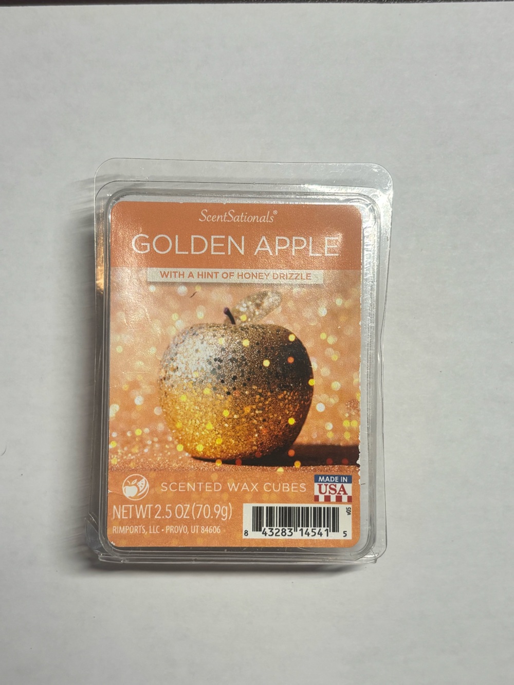 ScentSationals Golden Apple Scented Wax Cubes - Gold
